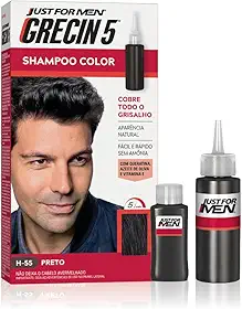 Grecin Shampoo Tonalizante 5 Preto 60Ml