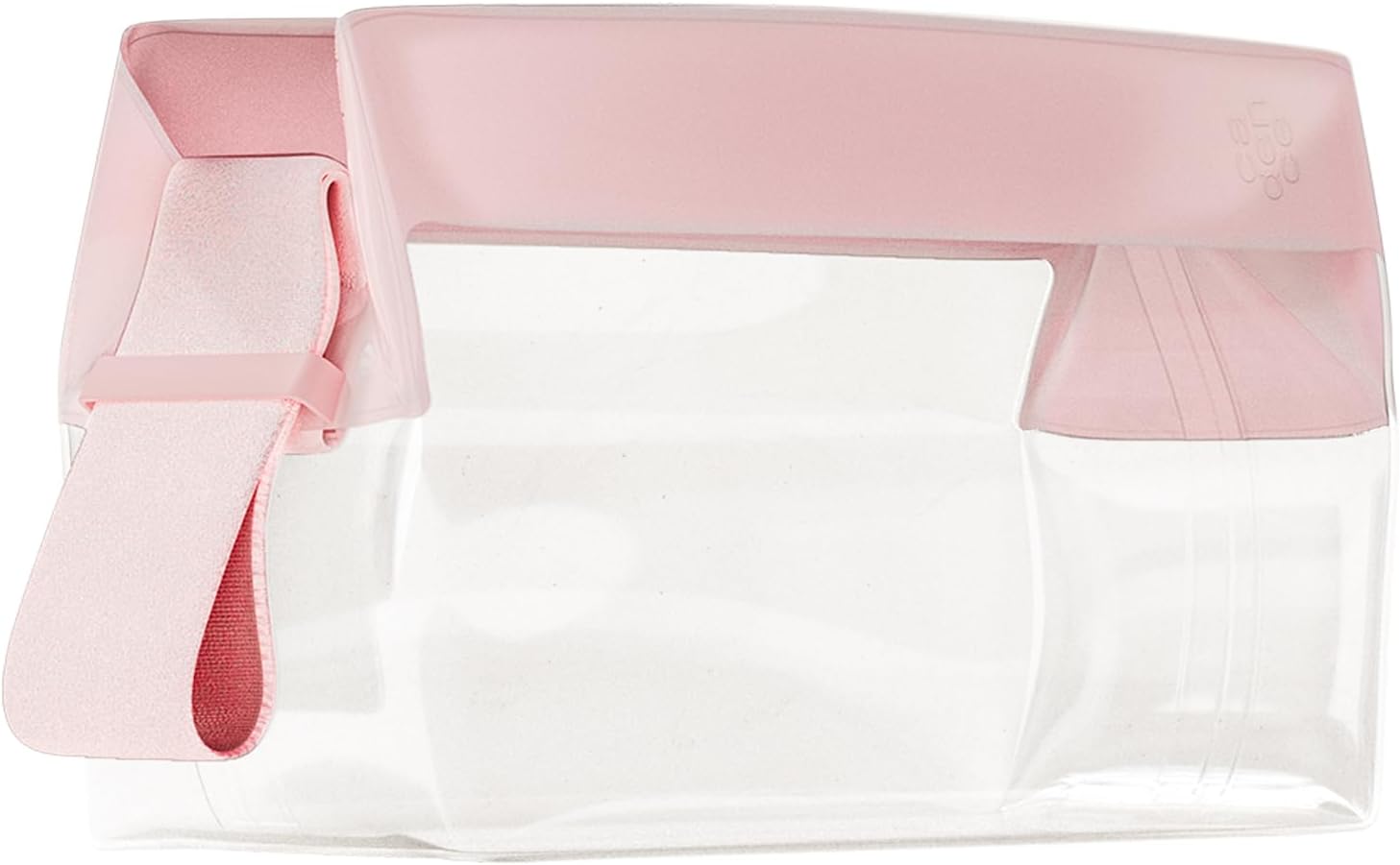 Cadence Parcel - Clear Kit with Magnetic Closure (0.5 Qt) - Durable Travel Toiletry Bag