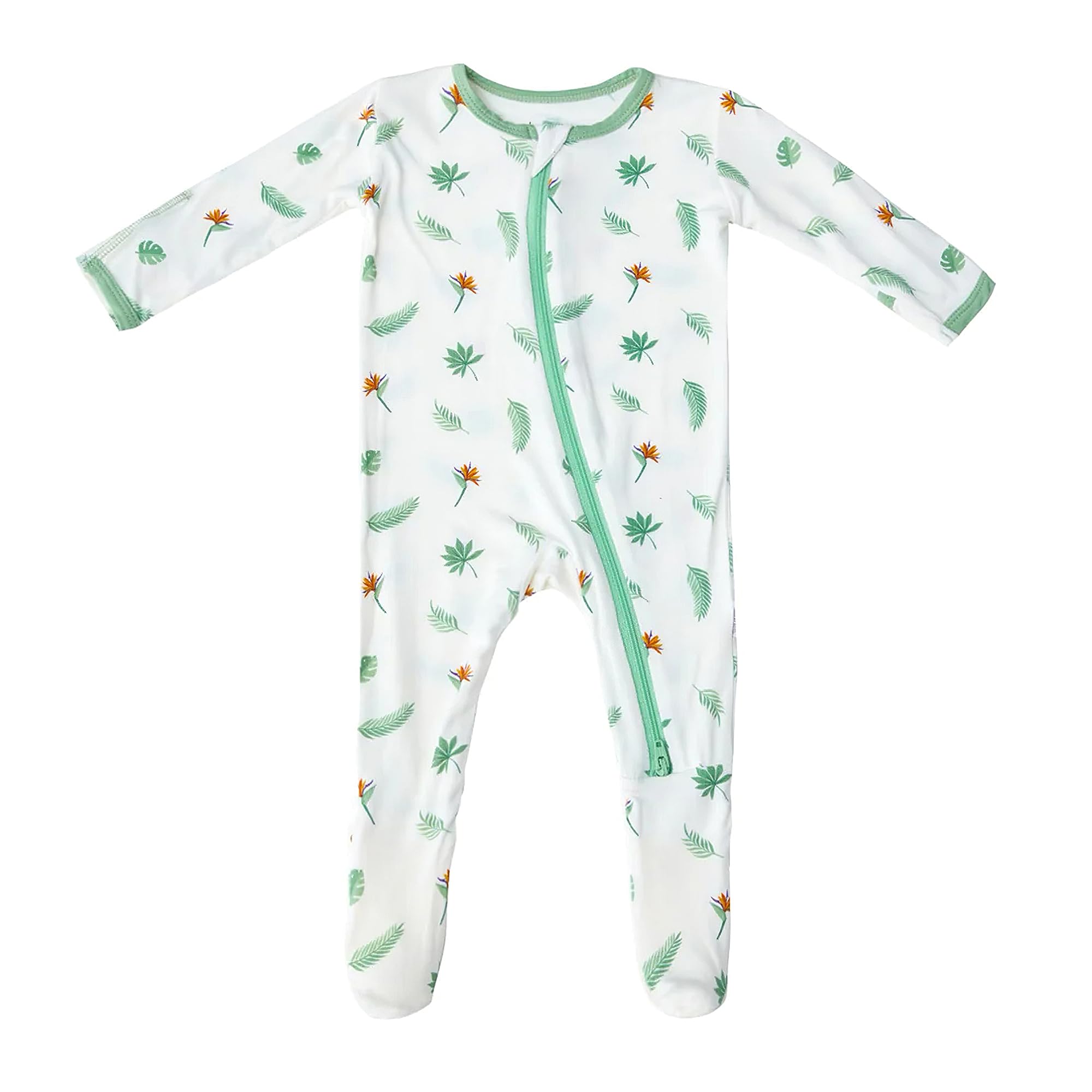Bamboo Little Soft Baby Clothes Footie Pajamas