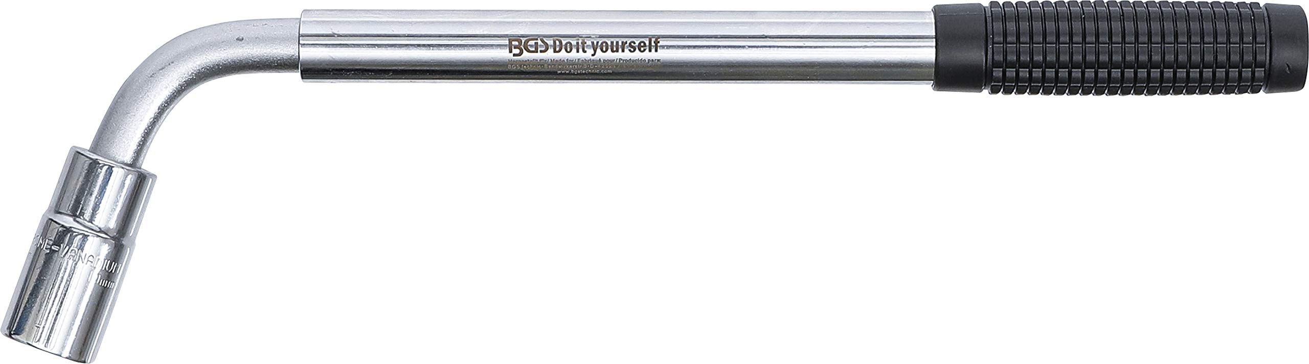 BGS Diy 1510 | Klucz do nakrętek kół | napęd 12,5 mm (1/2") | 17 x 19 mm
