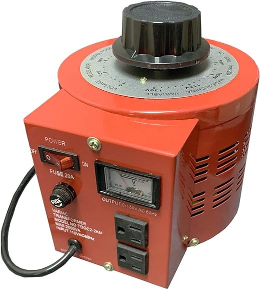 2000VA Variable AC Power Supply (TDGC22KM Metered Variac