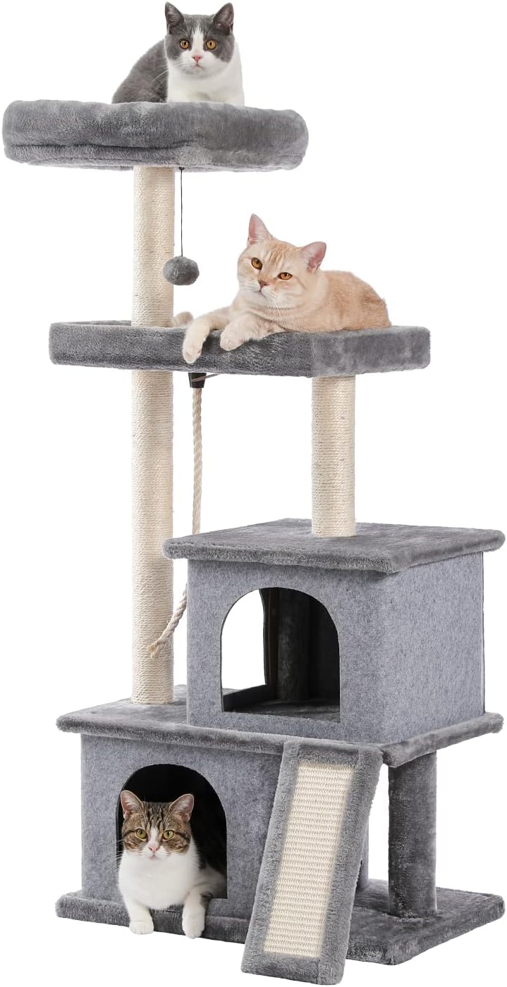 Medium Cat Tree Activity Center with Spacious Perches,2