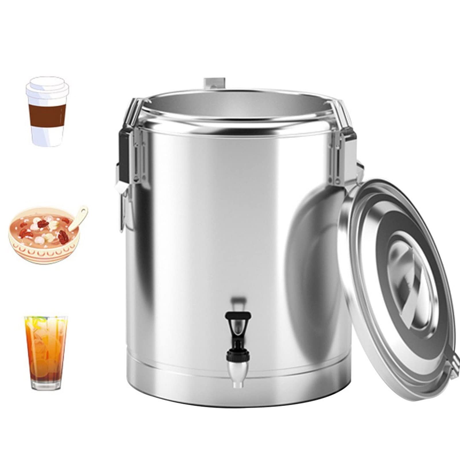 AYCDL Juice Dispenser Hot Water Dispenser Beverage Dispenser with Spigot Commercial Thermal Carafes Large Coffee Urn Insulated Barrel Bucket Suitable for an