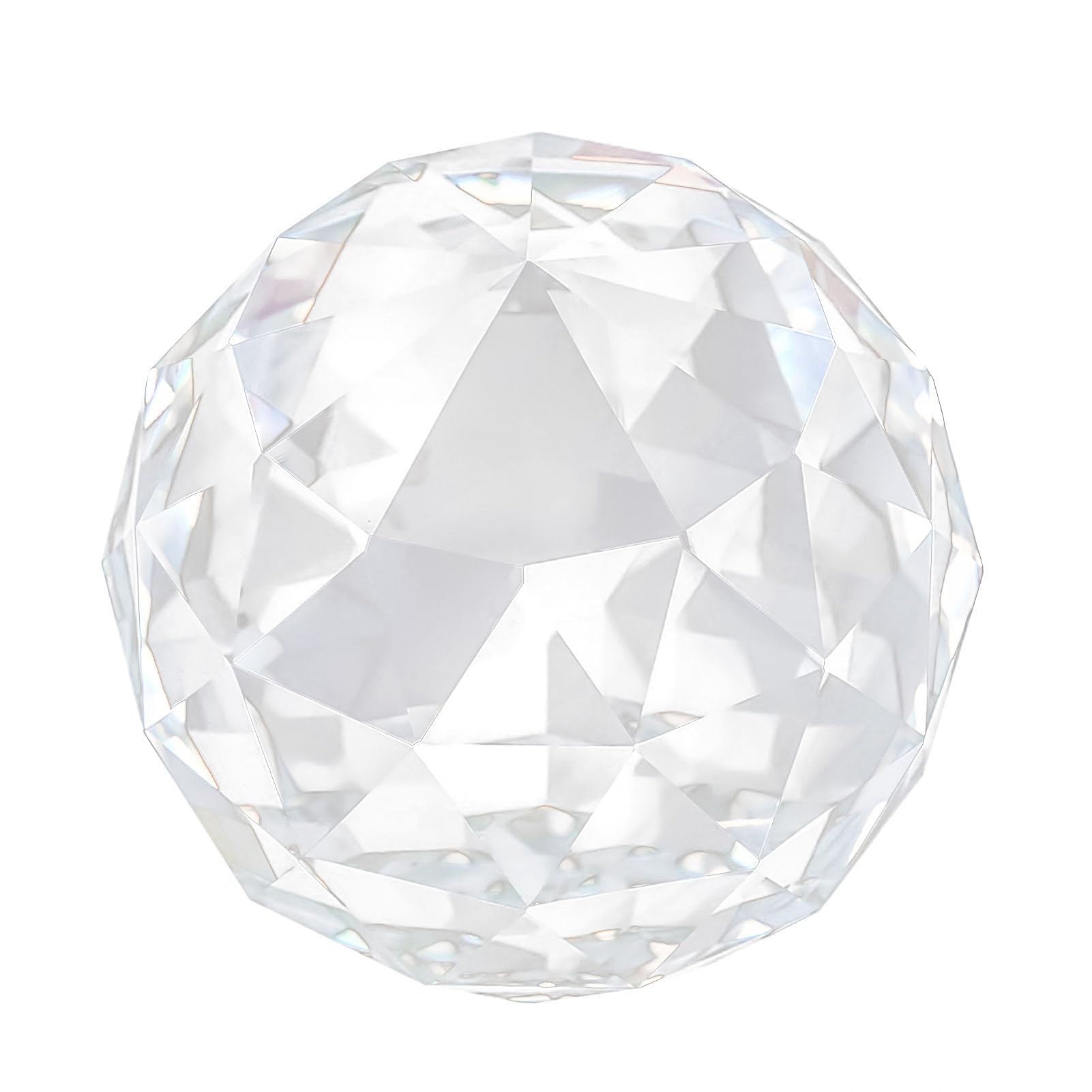 Kukyller 1Pcs 60/80mm Clear Prisms Ball