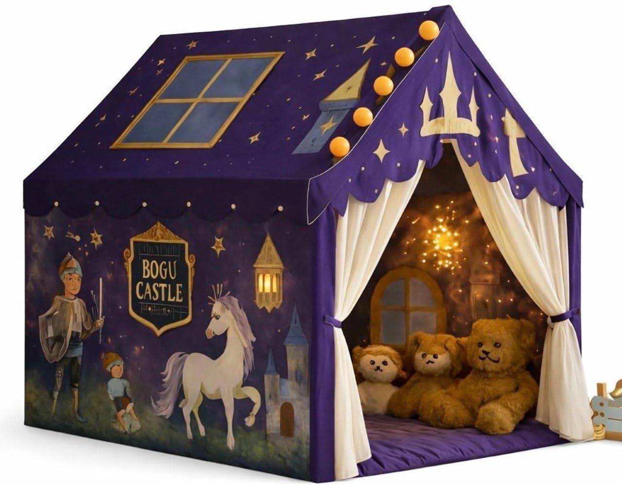 Kids Play Tent House - Colorful & Foldable! -3