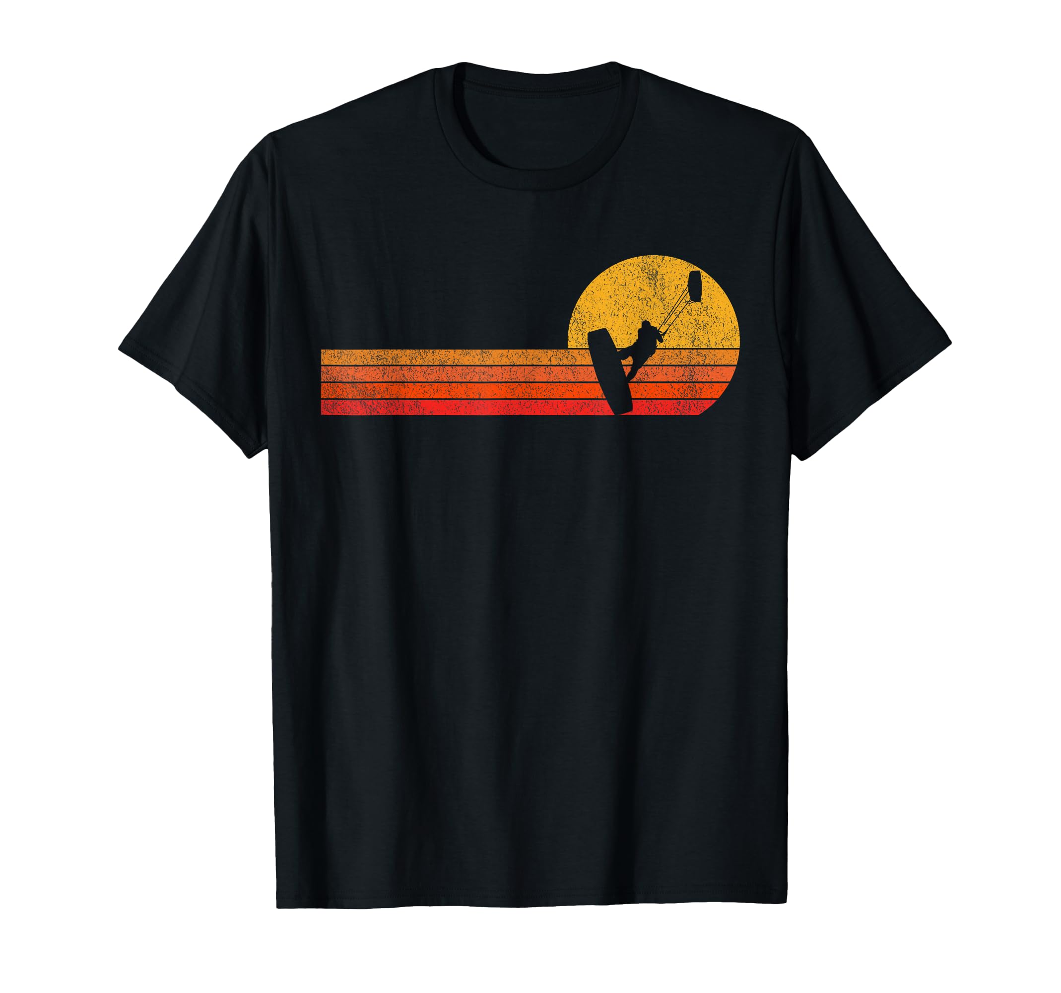 Retro Kitesurfing Kiteboarding Kitesurf Kiteboarder Vintage T-Shirt