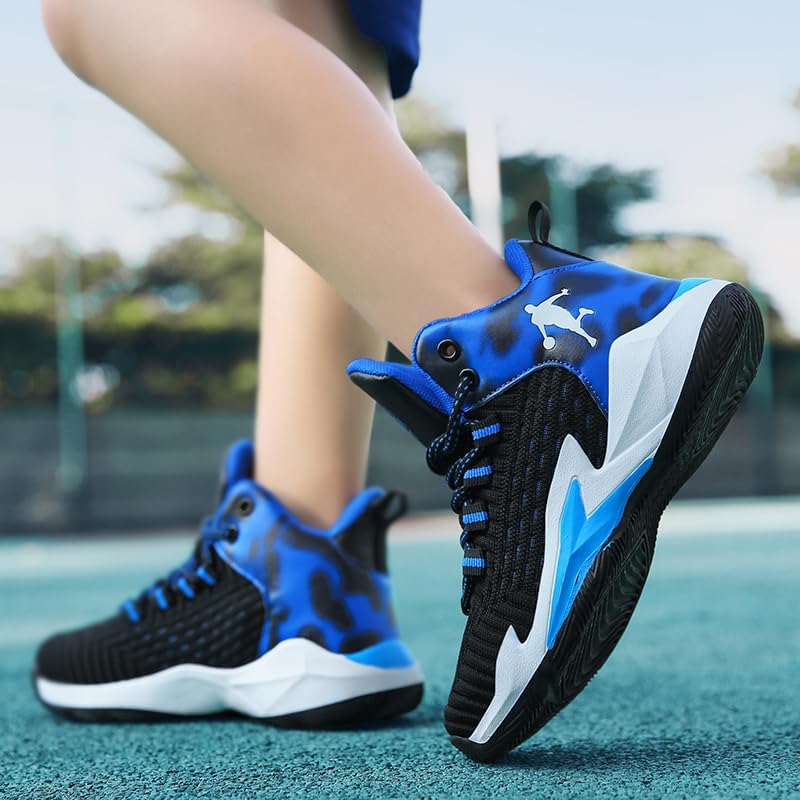 Boys and Kids Basketball Shoes Lightweight Fashion Sneakers