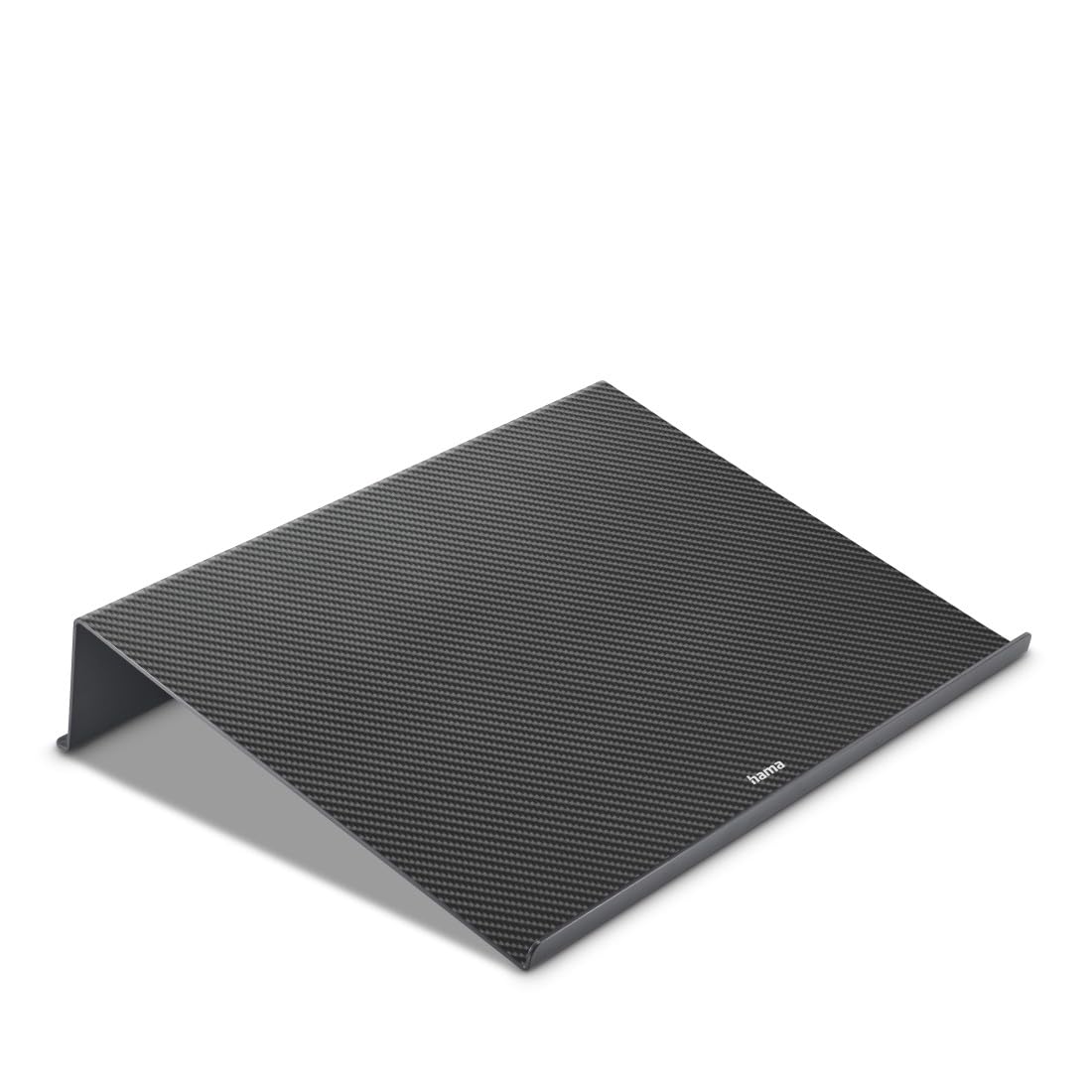HAMA Supporto Fisso per Notebook in Simil Carbonio, Nero