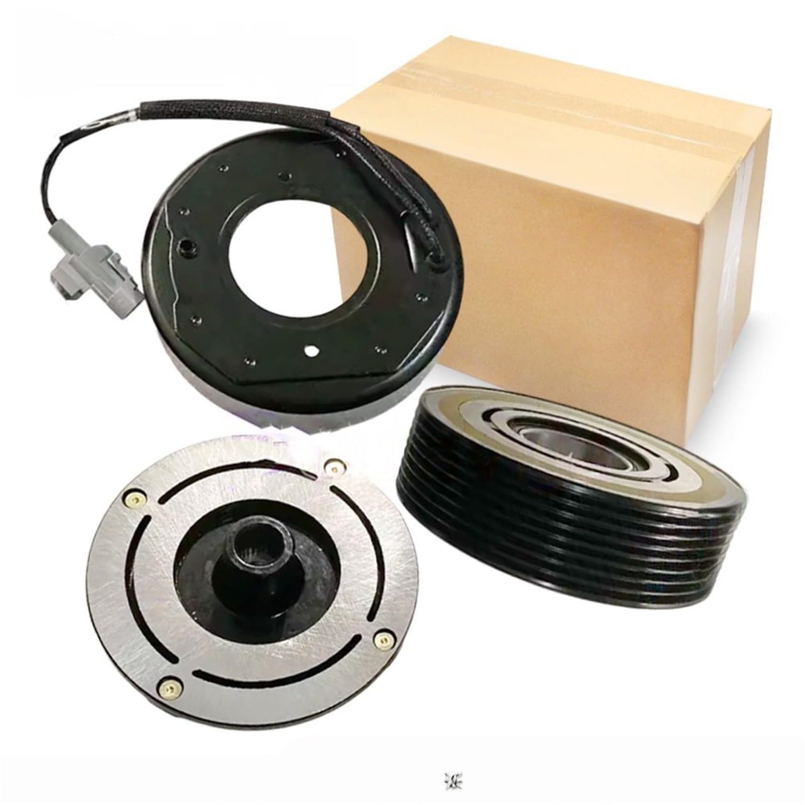 Kwez Ac Clutch Assy Ac Compressor Clutch Kit Fit For Bmw 7-Series F01 F02 F03 F04 730I 64529165808 A/C Ac Air Conditoning Compressor Clutch Pulley 7Sbu17c(Ac Clutch Assy)