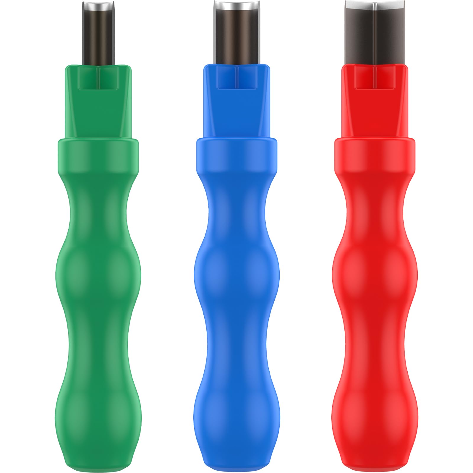 Neon Light Cutter, 3/2pcs Neon Light Cutter Kit, Portable High Speed Steel Strip Trimming Hand Tool with Comfortable Handle (Red + Blue + Green)