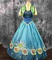 エルサ 家族の思い出　コスプレ衣装　（Lサイズ?説明文要参照！） アナと雪の女王/家族の思い出 エルサ Elsa ハロウィン お姫様