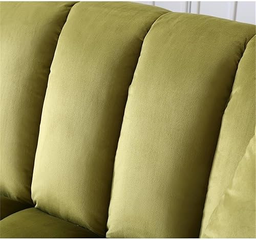 Miniatura 4 de Sofá cama convertible de terciopelo de 82.7 pulgadas con almacenamiento para sala de estar y dormitorio, color verde