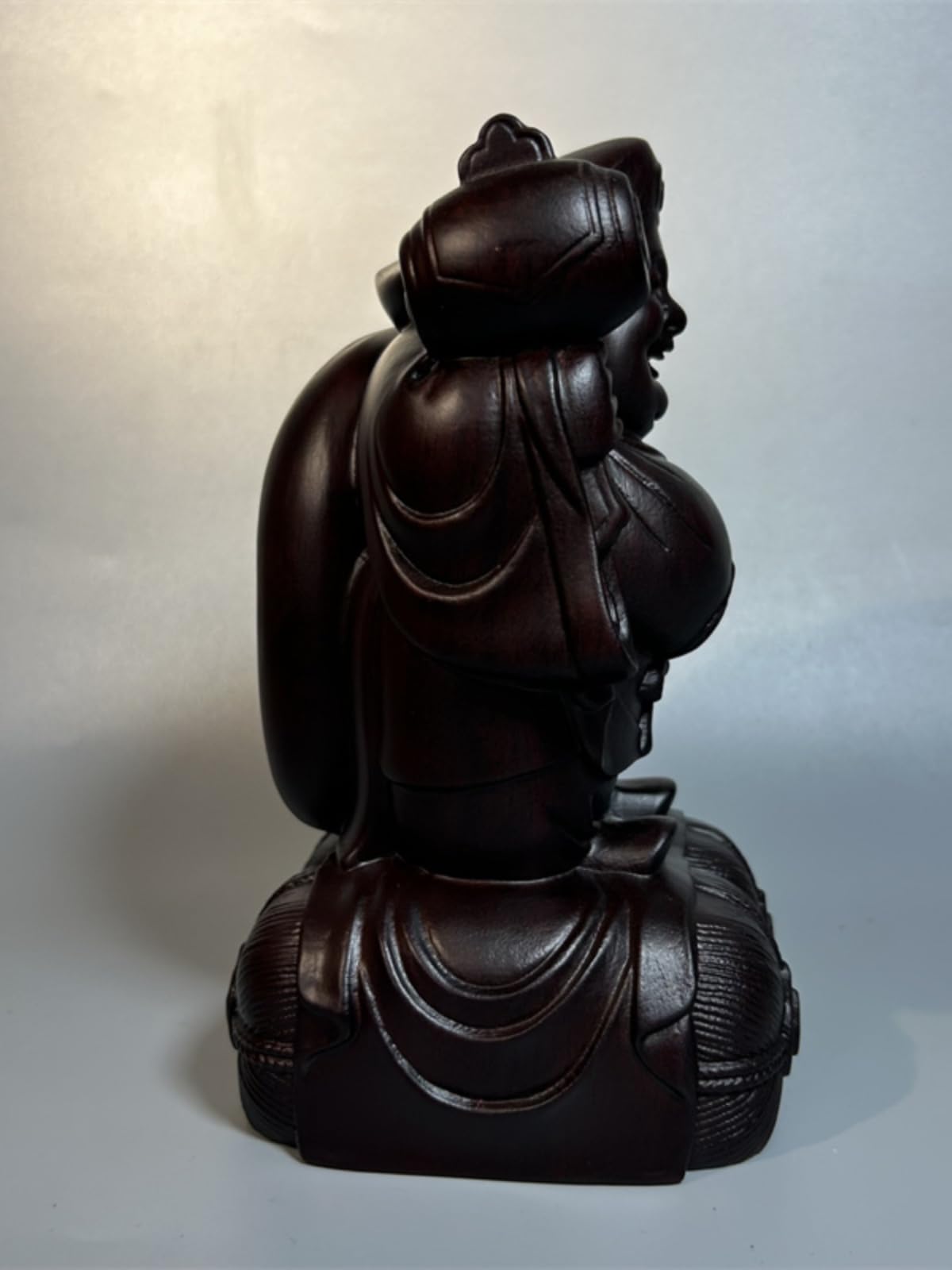 Amazon｜大黒様 木彫り 七福神 大黒天 置物 黒檀 仏像