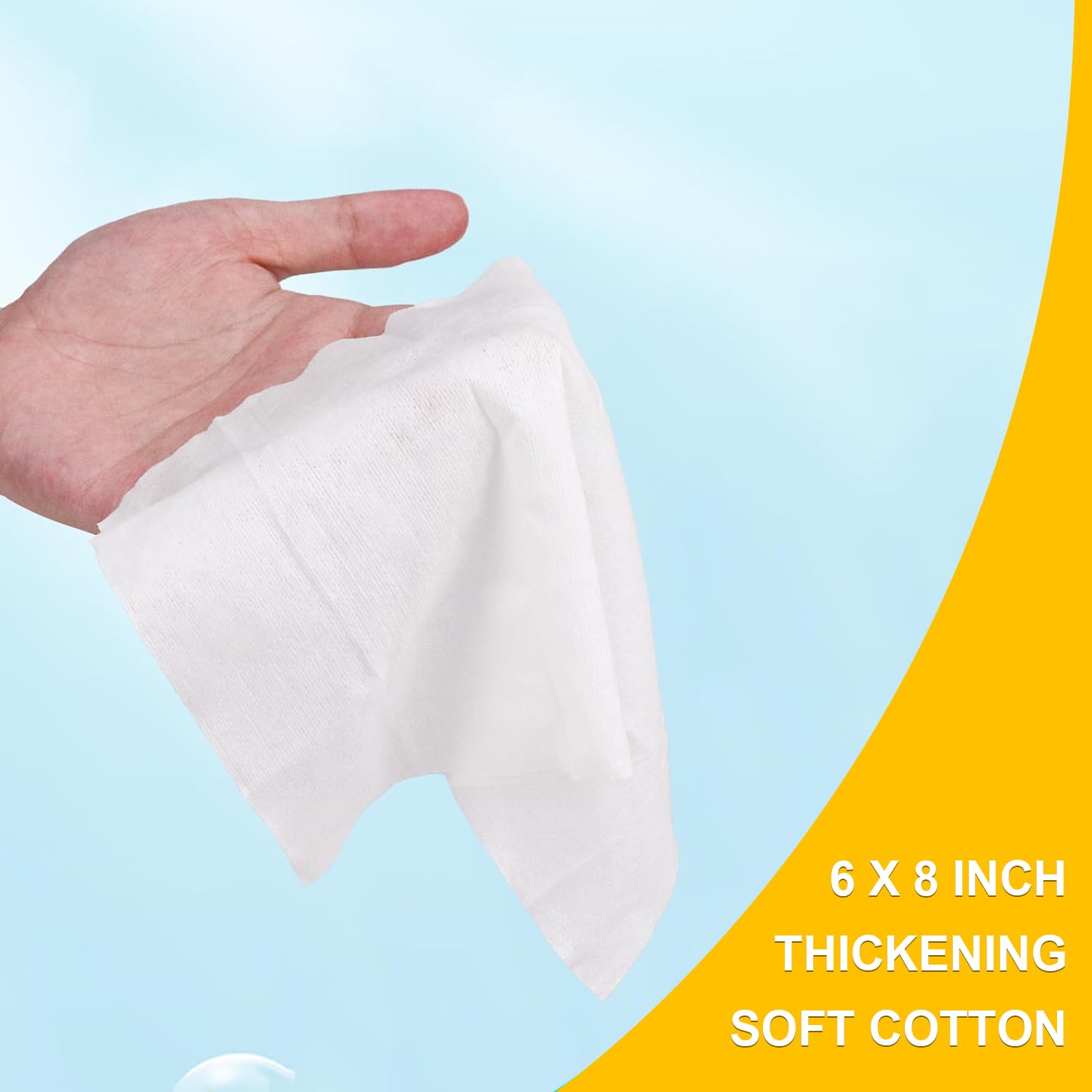 500 Pz Salviette Bagnate Flushable, Aloe Vera per Butt, Mani, Pulizia Viso, Individuo Avvolto, Formato Portatile, Ideale per Uso quotidiano, A base vegetale, Nero