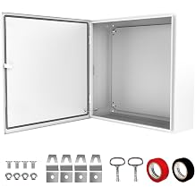Outdoor Electrical Box 24 x 24 x 8 Nema 4X Enclosure Waterproof Junction Box Electrical Enclosure Lockable Weatherproof Enclosure Box