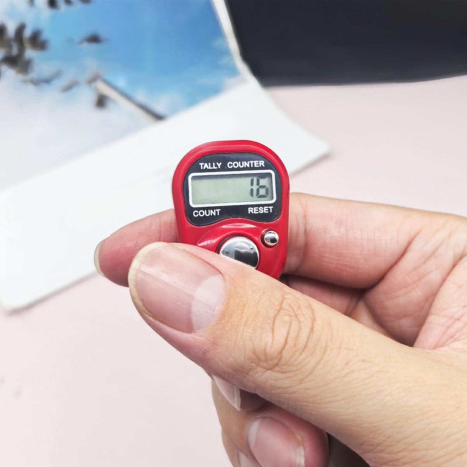 Contador De Dedos Con - Contador Electrónico Reiniciable | de Conteo Digital para Dedos con LCD,para Golf, Vueltas, Ganchillo, Eventos, Escuela, Puntuación, Natación, Deportes, Niños, Hombres y Mujere — view 8
