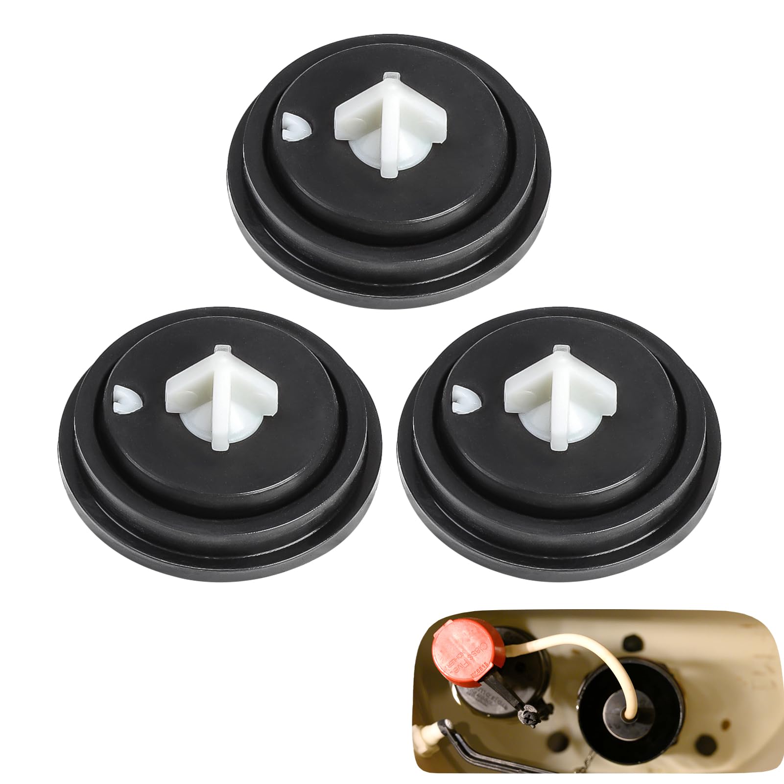 4 Joints D'Étanchéité Peaceking Pour WC - Caoutchouc Silicone, 63x32 Mm - Compatible Geberit 816.418.00.1