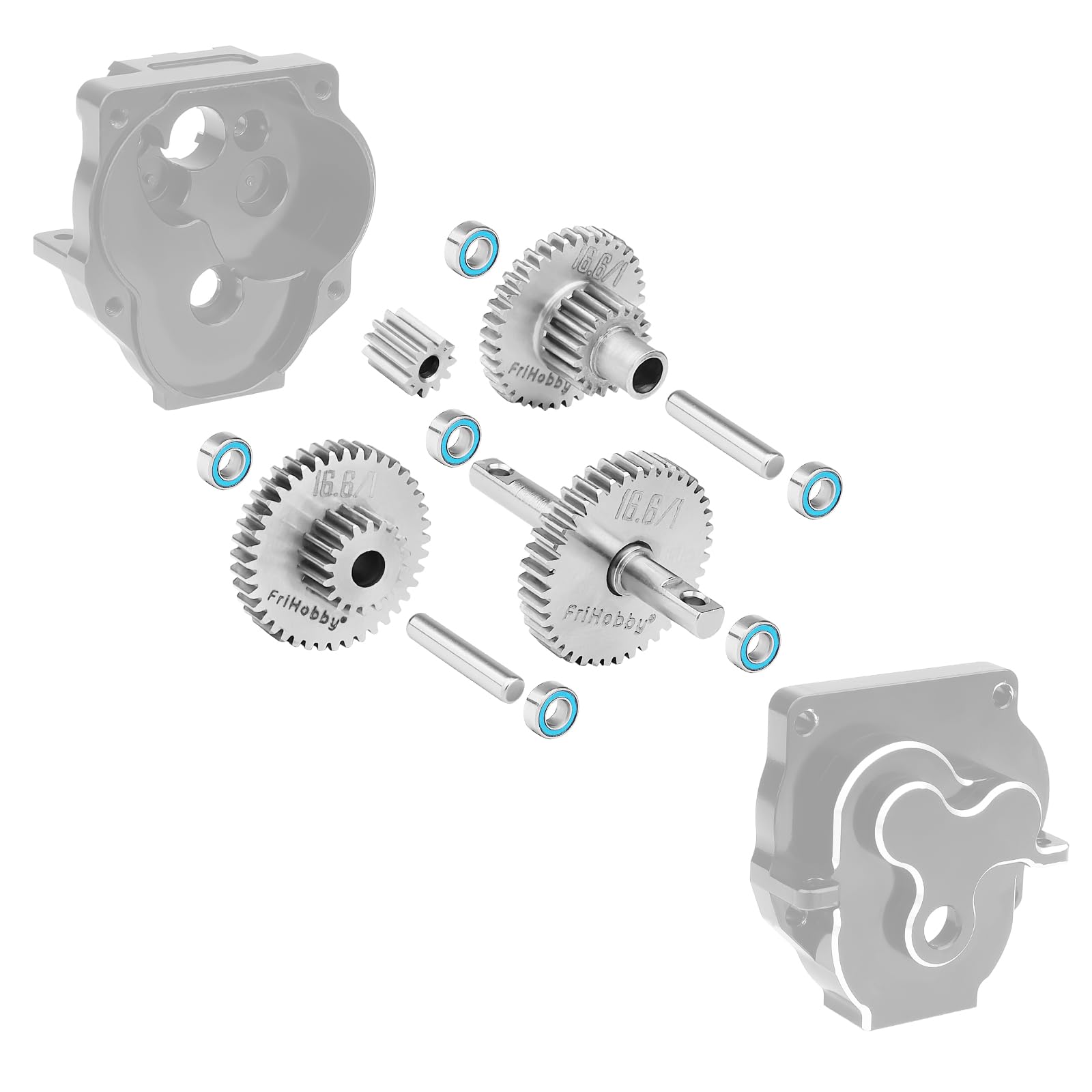 Amazon.com: FriHobby 16.6:1 Stainless Steel Transmission Gear for