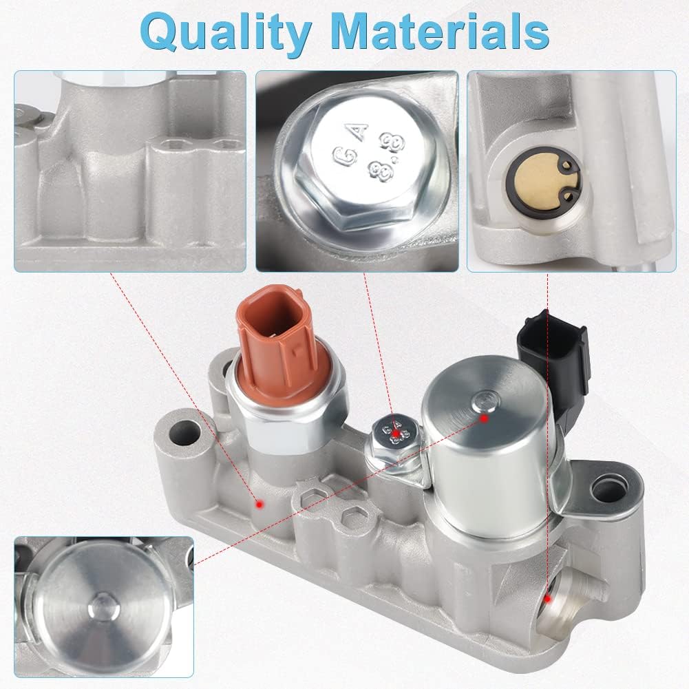 Engine Variable Valve Timing VVT Solenoid - Compatible with Honda Accord (2008-2012), Odyssey (2008-2016), Pilot (2009-2015), Crosstour, Acura RDX - Replacement for 15810-R70-A04, 918-056