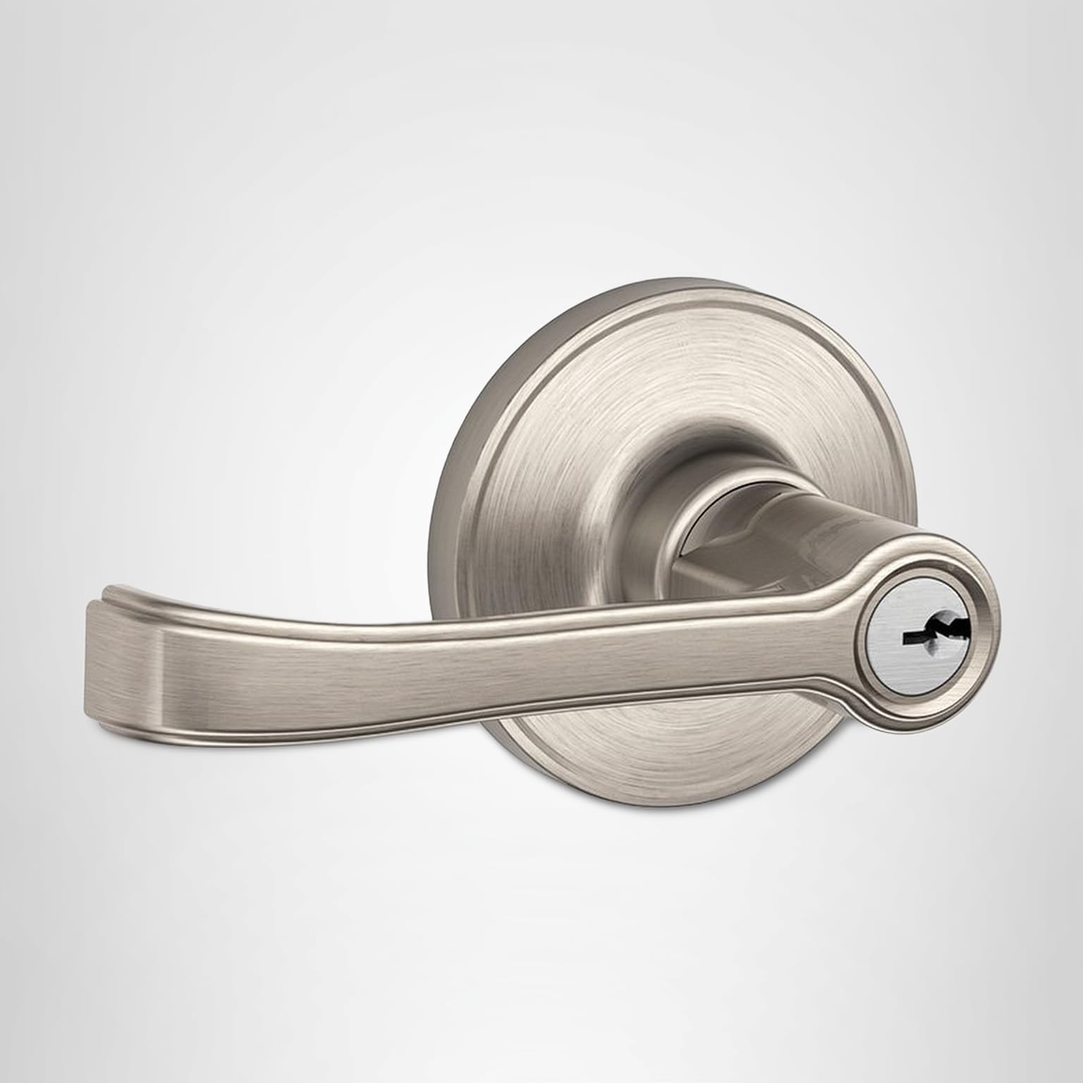J-Series by Schlage Torino Door Lever with Standard Trim, Keyed