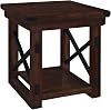 Ameriwood Home Wildwood Wood Veneer End Table, Brown, 51 x 51 x 51cm