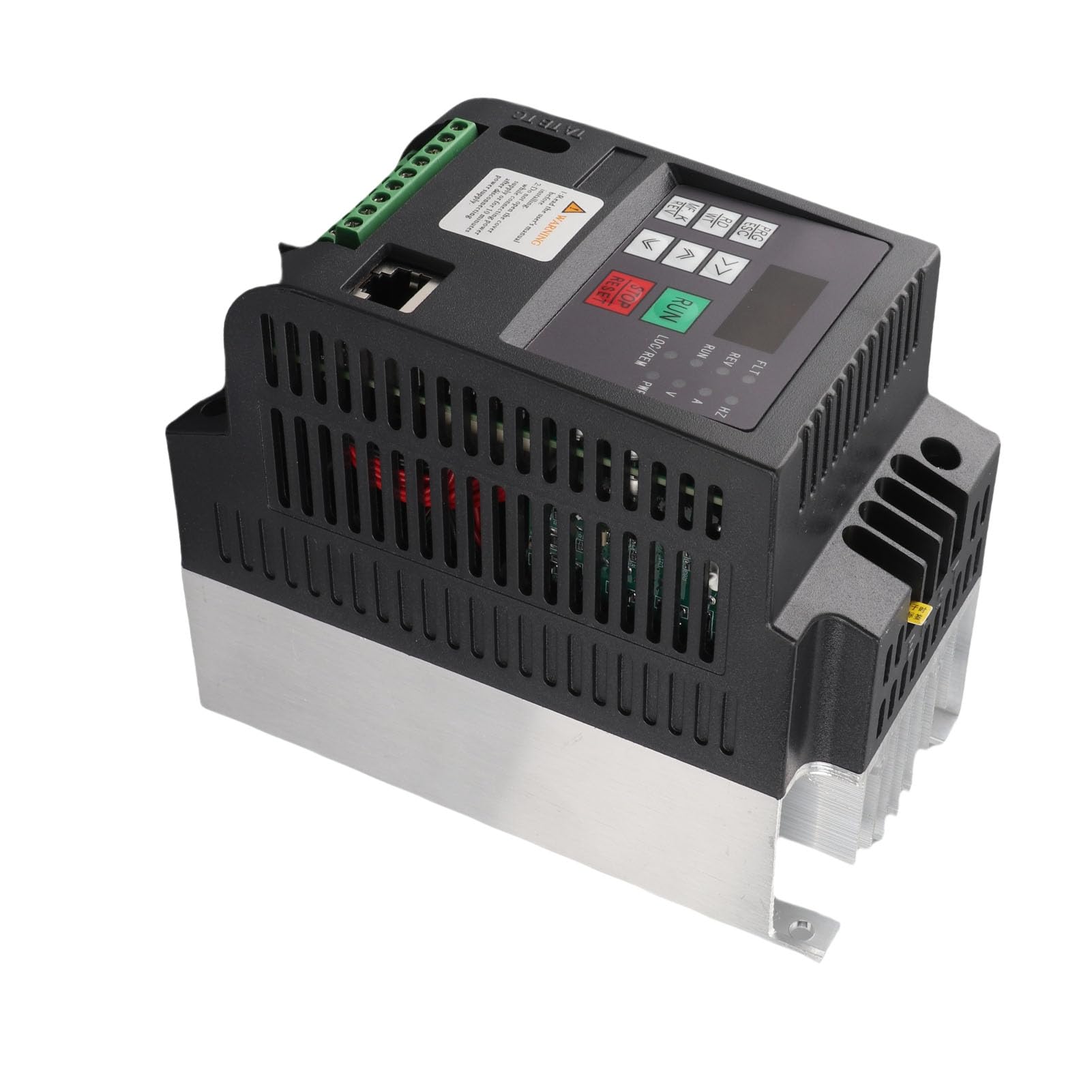 NFLIXIN Inversor de Frecuencia Variable ABS Aluminio Bomba Solar Convertidor de Accionamiento DC200 a 400V Entrada 2.2KW AC 3PH 0 a 220V para Sistemas de Bombeo de Agua Fotovoltaicos