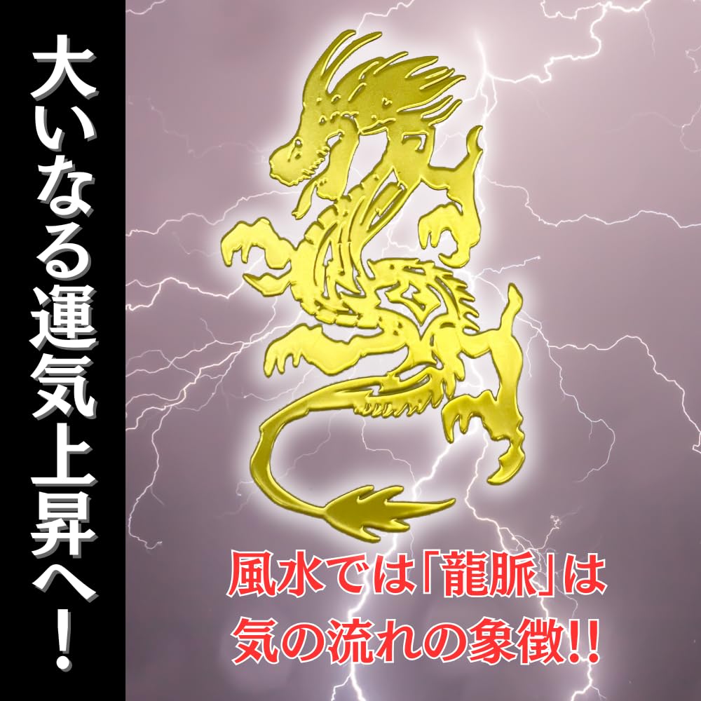 Amazon.co.jp: メタルステッカー ドラゴン シール 龍 オルゴナイト