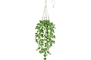 CEWOR Distinctive Artificial Hanging Plant Greenery - Adorn Your Home with Nature's Charm