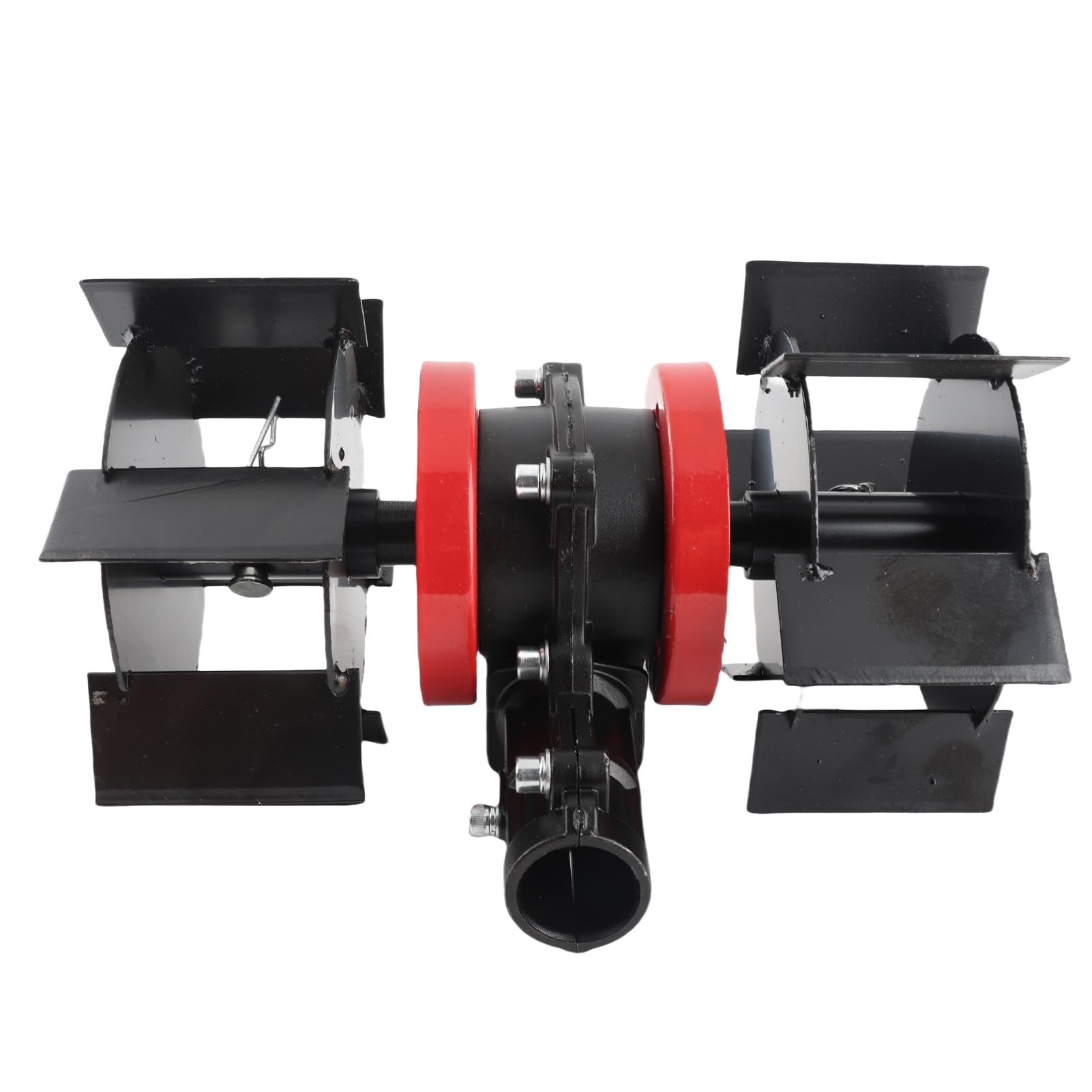 Luocute Cortadora de Césped Eléctrica de 9 Dientes, Cortadora de Césped, Rueda de Arado Profundo, Accesorio Universal para Suelos Sueltos, Cortacésped, Desbrozadora para Jardín de Césped