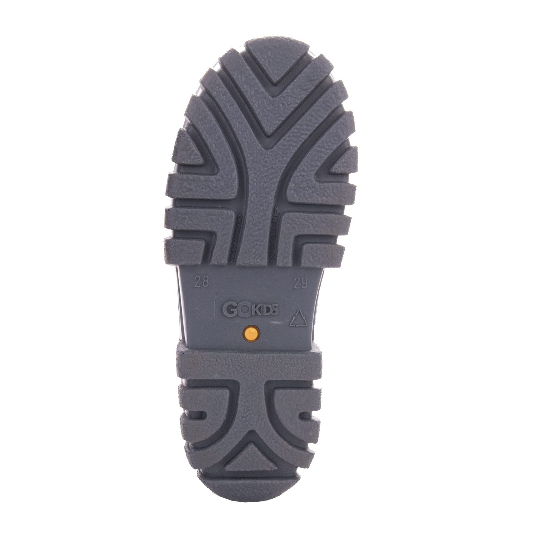 GOKIDS Botas de Agua para Niños Niñas Botas de Lluvia con Forro Cálido 22-35 EU