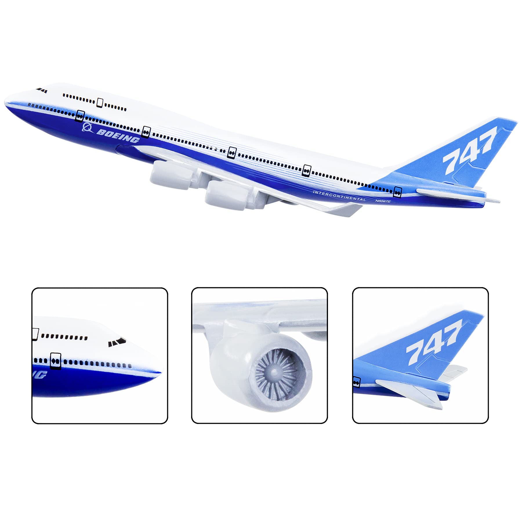Boeing 747 模型　1/400 Amazon.com: Busyflies 1:400 Diecast Airplanes Model Aircraft