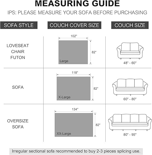 Miniatura 8 de Fundas de sofá impermeables para gatos, funda antideslizante para sofá, antiarañazos, para mascotas, a prueba de fugas, protector de muebles para