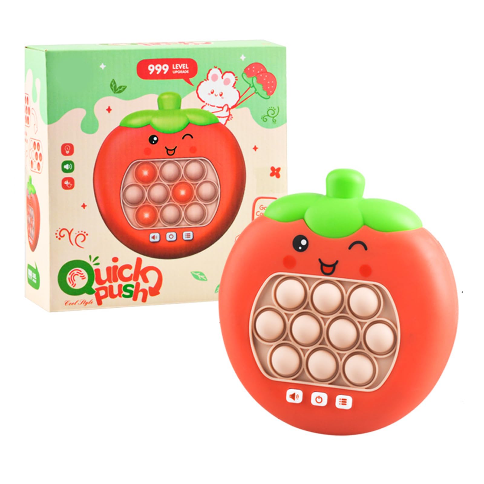 Amazon | de'niko電動プッシュポップ プッシュポップ 光る プッシュ