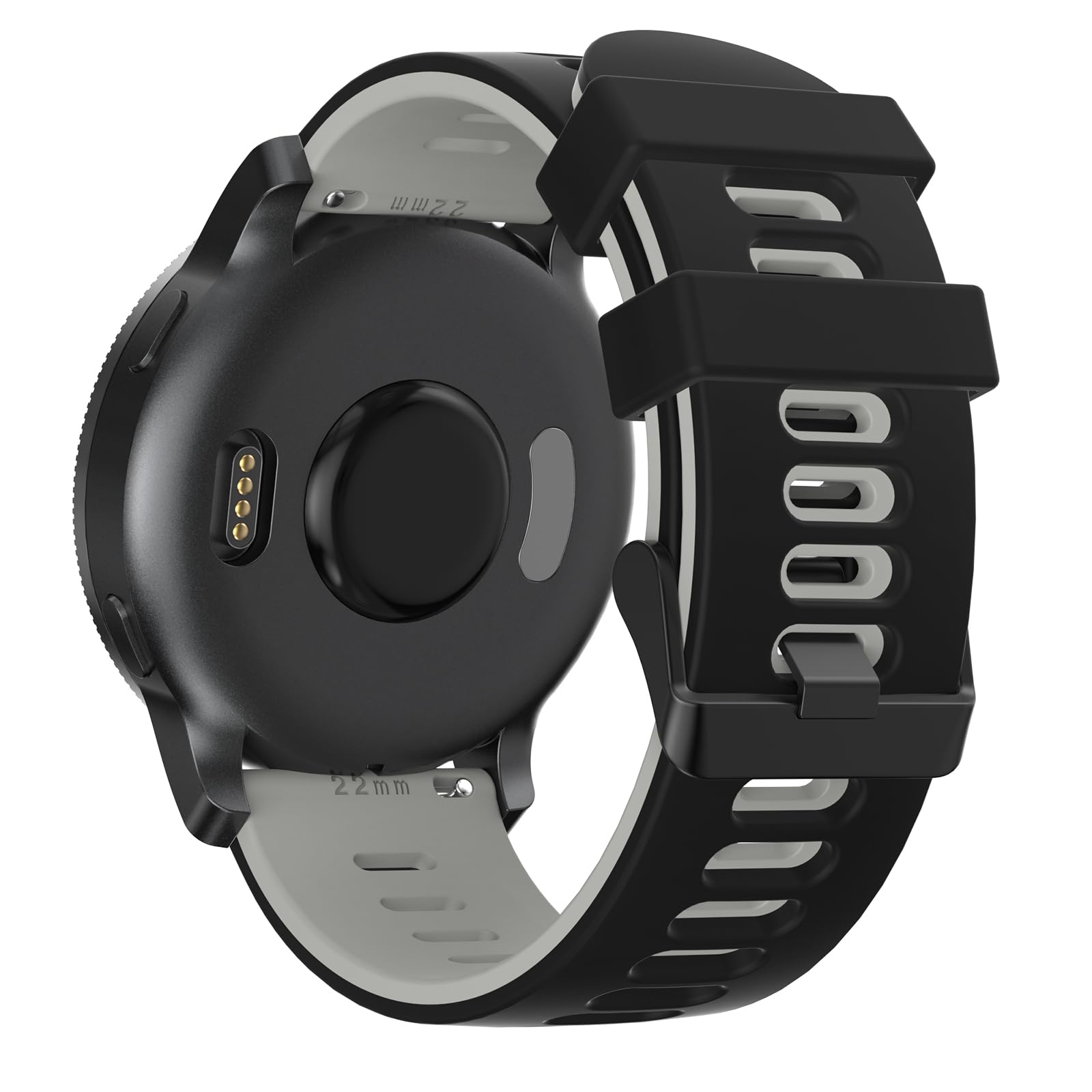 Vancle 22mm Band Compatible with Huawei Watch GT 4 46mm / Huawei GT 4 3 2 / Amazfit GTR 4 3 2 /Amazfit Bip 5, Soft Replacement Straps Silicone Bands Accessory for 22mm Watch bands