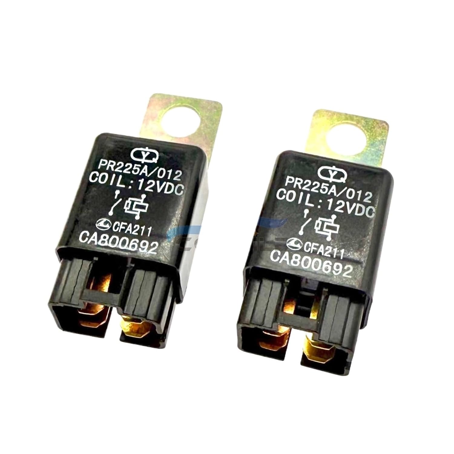 2pcs Universal 12V 24V Air Conditioner Fan car Relay Pr225a/024 Mb627895(2pcs 24V)