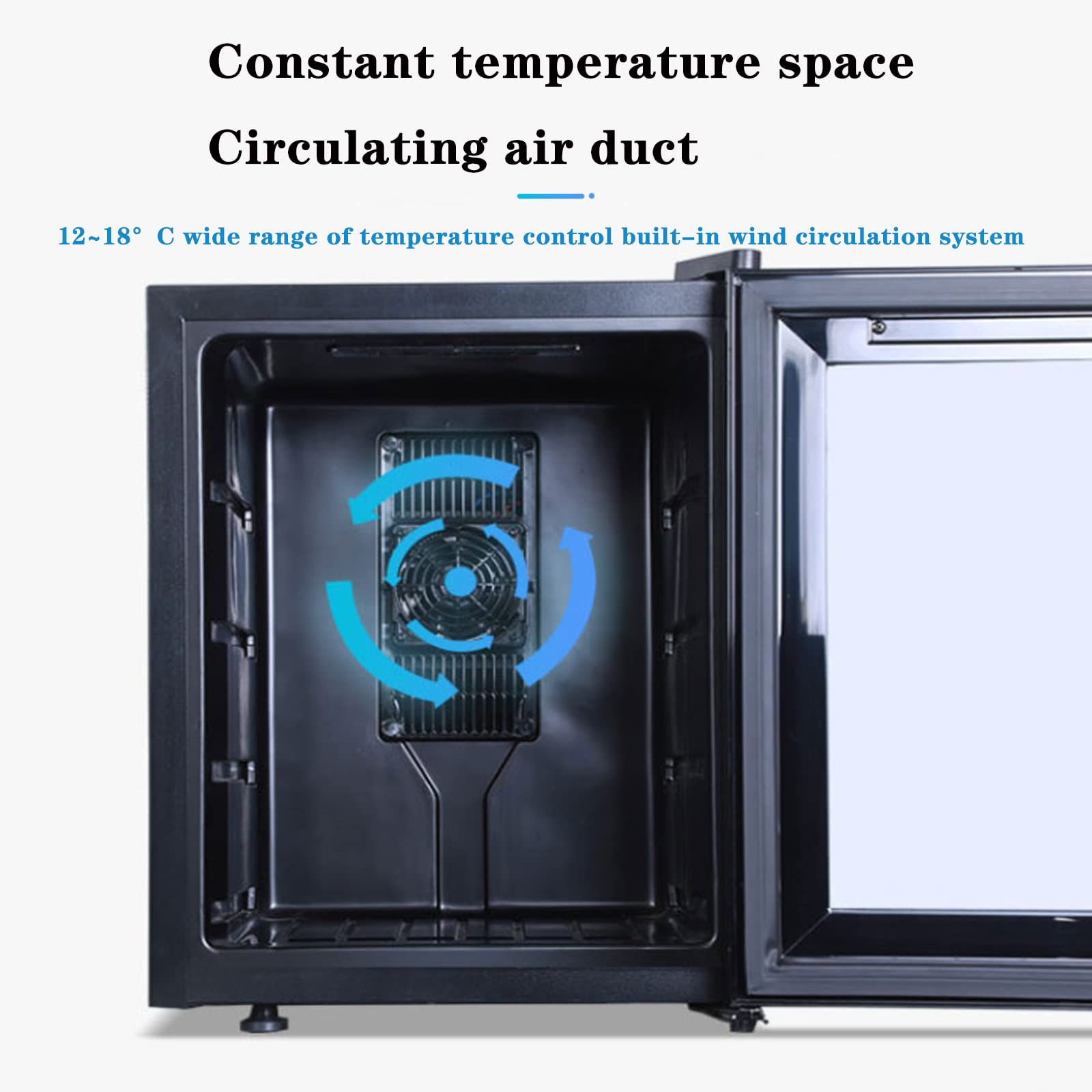 Amazon.co.jp: 12ボトルワインクーラー冷蔵庫赤、白、シャンパン