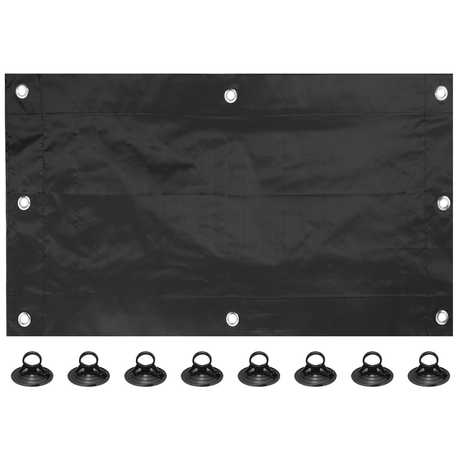 PATIKIL Nursery Blackout Curtain, 47" x 38" Blackout Blinds Temporary Room Darkening Shade with Suction Cups for Nursery Bedroom