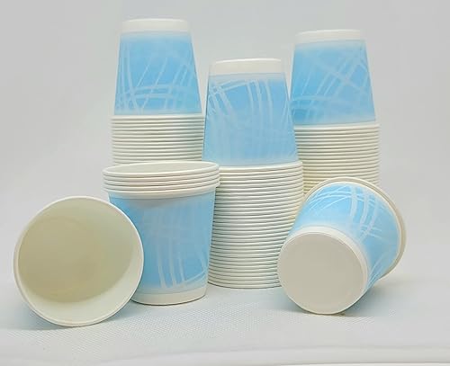Miniatura 3 de Vasos de papel de 3 onzas, vasos para enjuague bucal, vasos desechables de baño, vasos fríos de papel para fiestas, picnic, arte y manualidades,