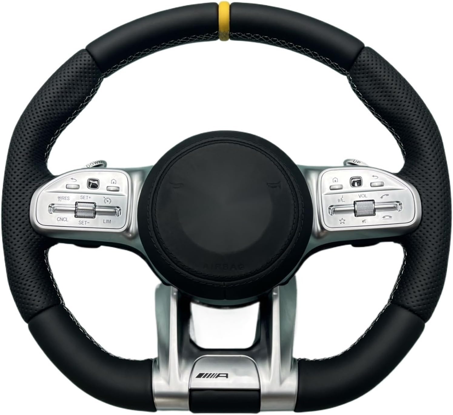 For Benz AMG GT W204 W205 W213 W212 W220 W221 W222 Gle 63 C63 Upgraded New 809AMG Leather Steering Wheel Car Accessories(05) image 2