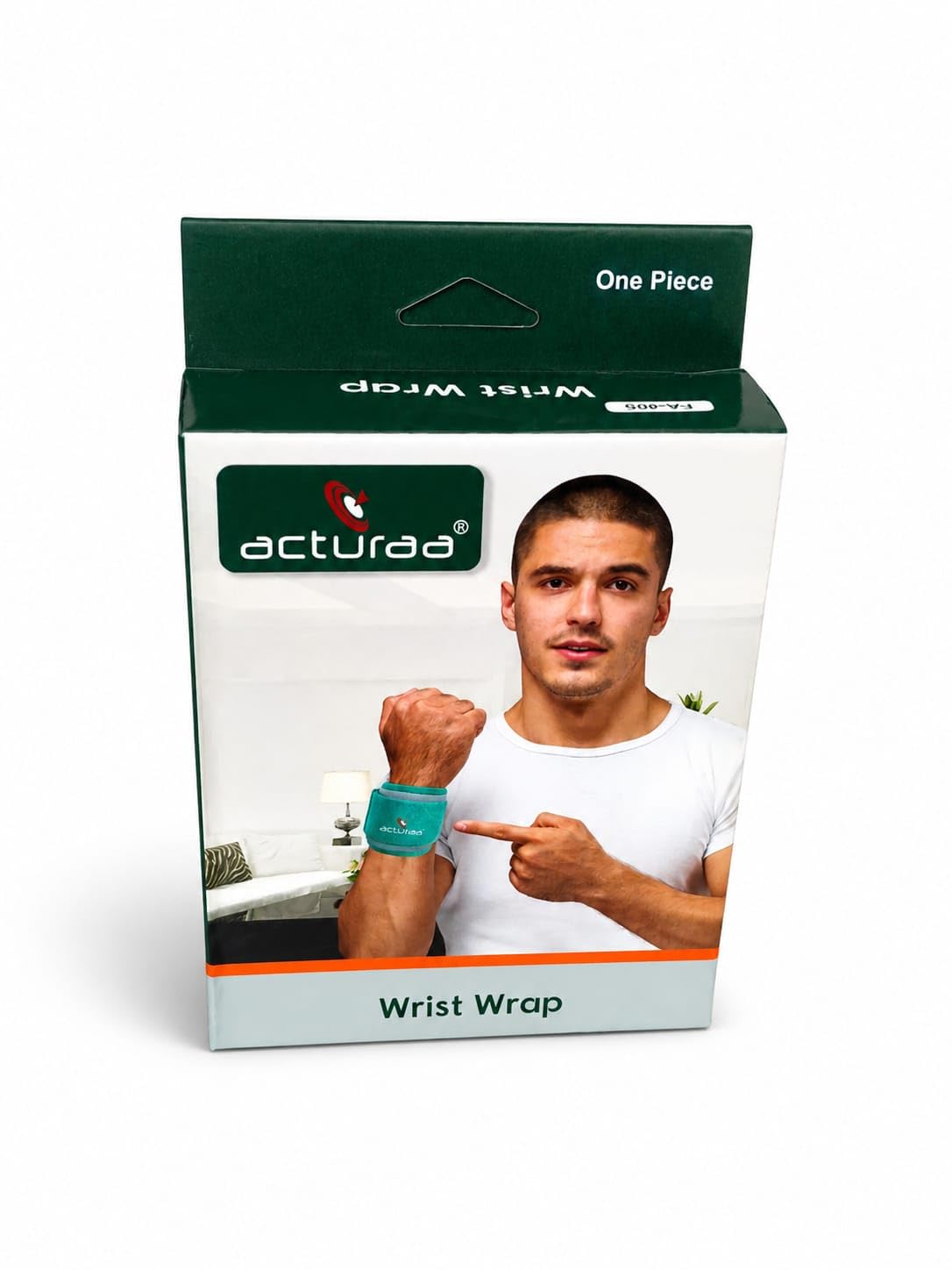 Wrist Wrap with Adjustable Hook and Loop Straps, Compression Support for Weight Lifting and Bodybuilding-image-4