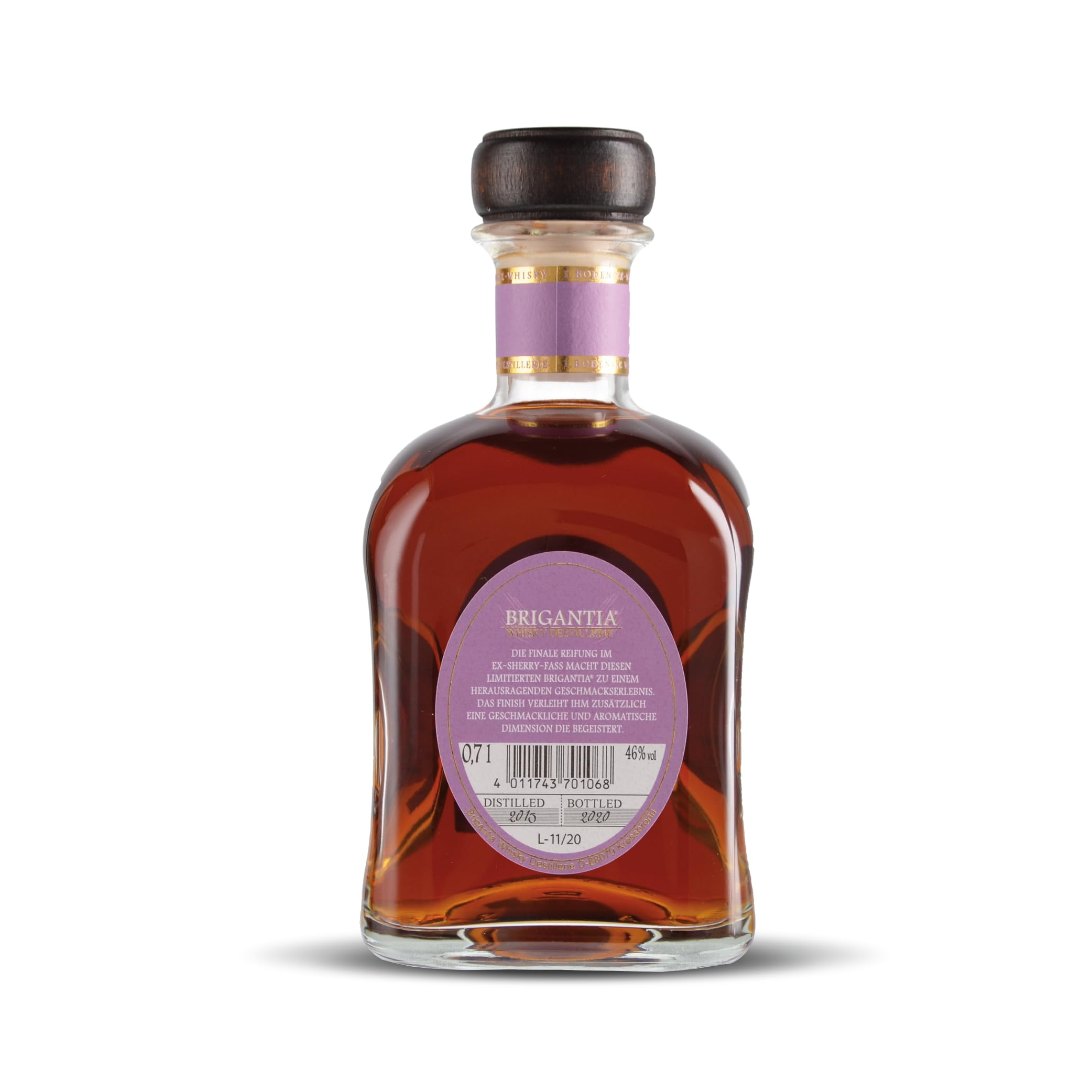 Brigantia Sherry Cask Finish Single Malt Whisky 700ml | Whisky vom Bodensee | Brigantia by Steinhauser