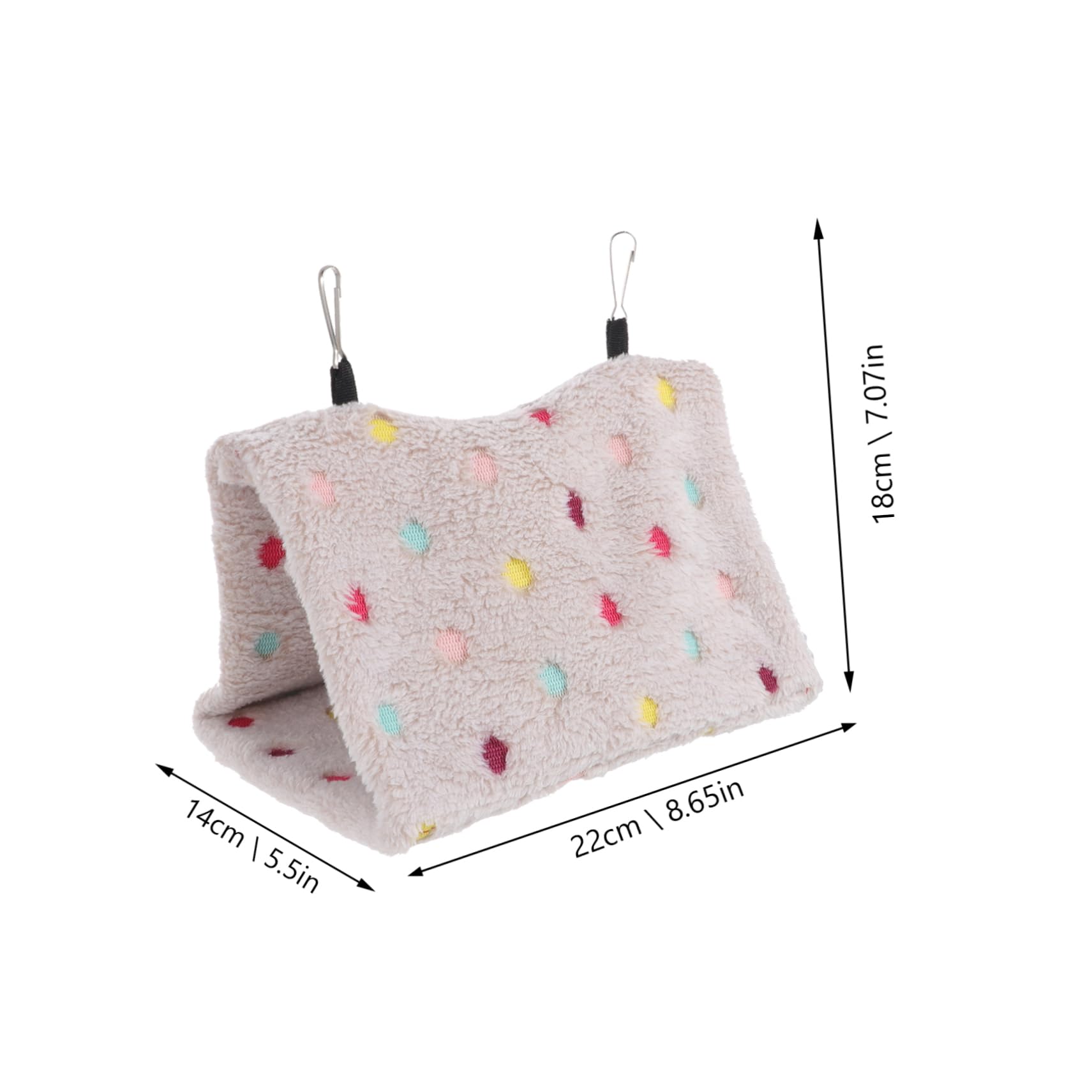 GALPADA Parrot Hammock Bird Nest Cozy Shelter for Winter Comfortable Hanging Design for Parakeets Canaries and Birds Present for Bird Lovers