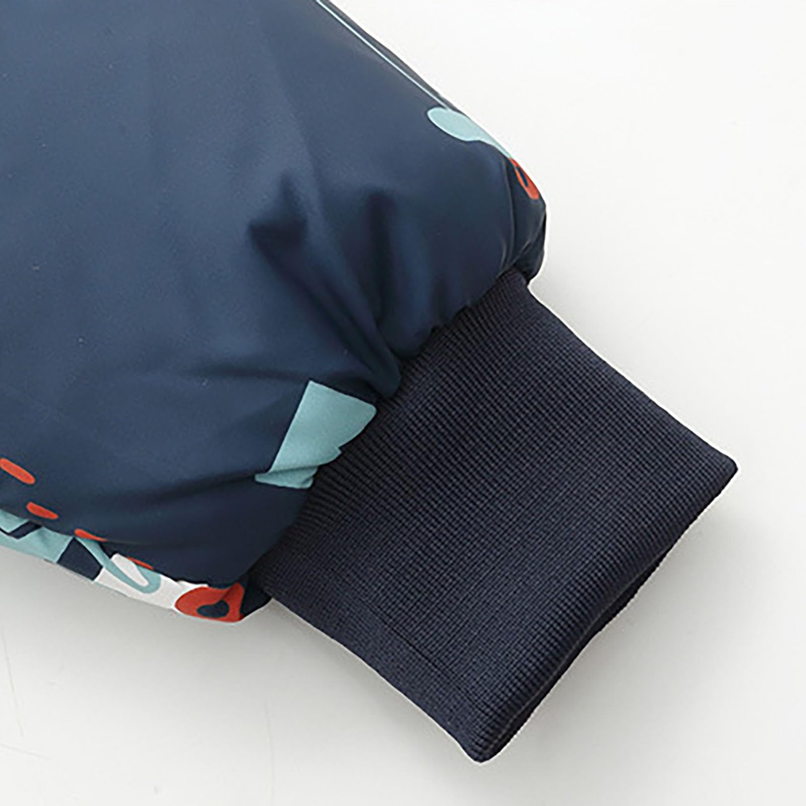 2025 Traje de esquí para niños con capucha y pantalones de esquí de 2 piezas conjunto de ropa espesa trajes de invierno con capucha y patrón lindo protección contra el queso chaqueta de esquí cómoda