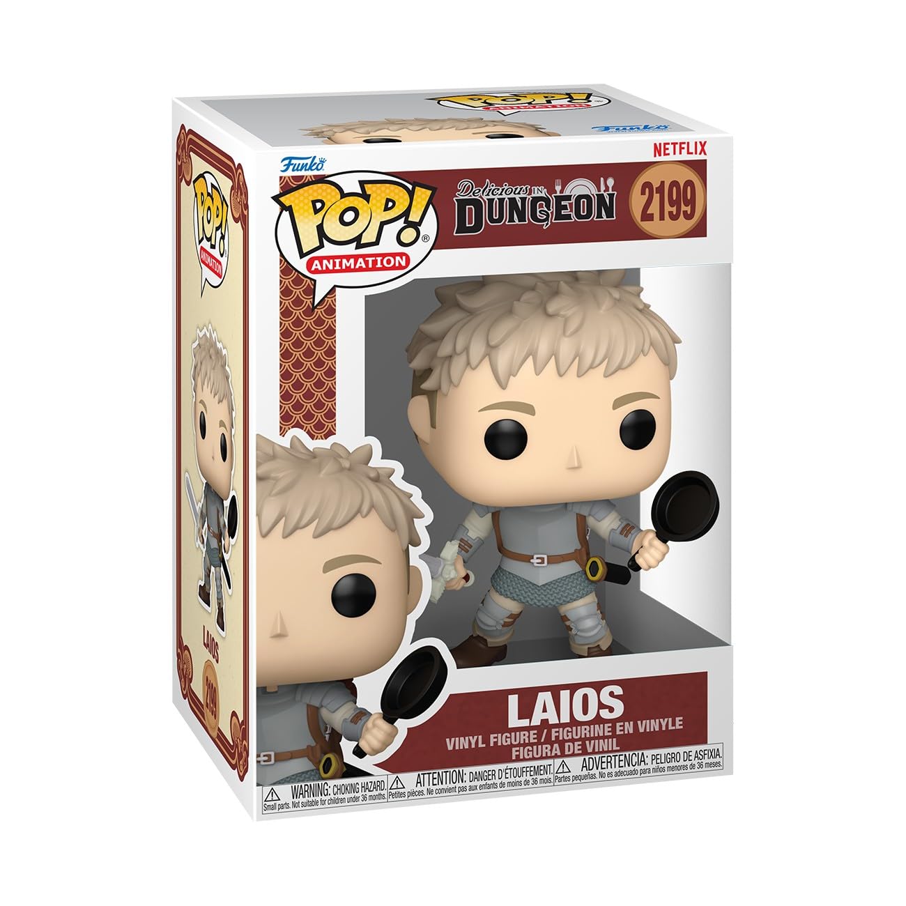 Funko POP! Animation: Delicious in Dungeon, Laios, 1 in 6 chance of receiving the rare Chase variant, Styles may vary