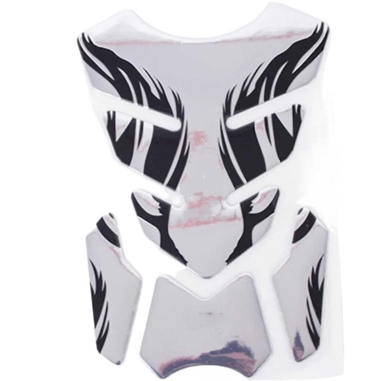 Motorcycle Tank Pad Protection Universal Motorcycle Gas Fuel Tank Pad Sticker Decals Fishbone Oil Protector Cover Decoration Decal Accessories Replacement