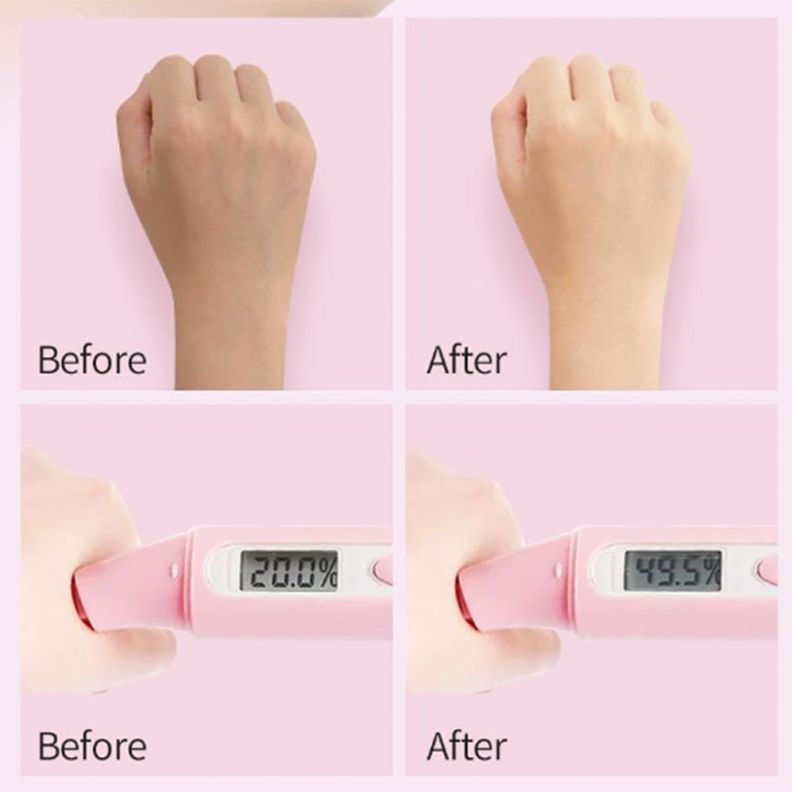 5PCS Gants Hydratants Pour Les Mains, Masque De Soin Des Mains, Gants Nourrissants, Gants Hydratants Pour La Nuit Pour Les Mains Sèches Et Gercées, Niacinamide Masque pour les mains de chat Rose