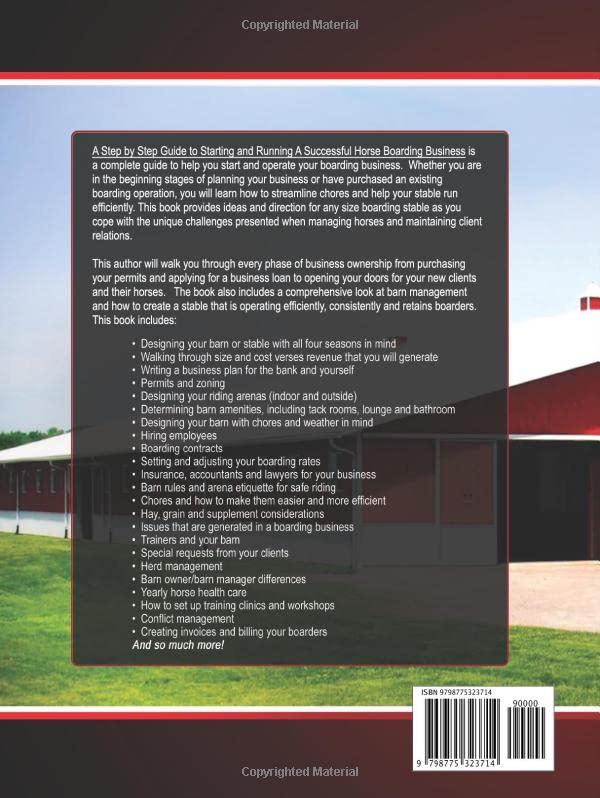 Miniatura 2 de A Step By Step Guide To Starting And Running A Successful Horse Boarding Business The Comprehensive Book Of Horse Boarding & Effective Barn