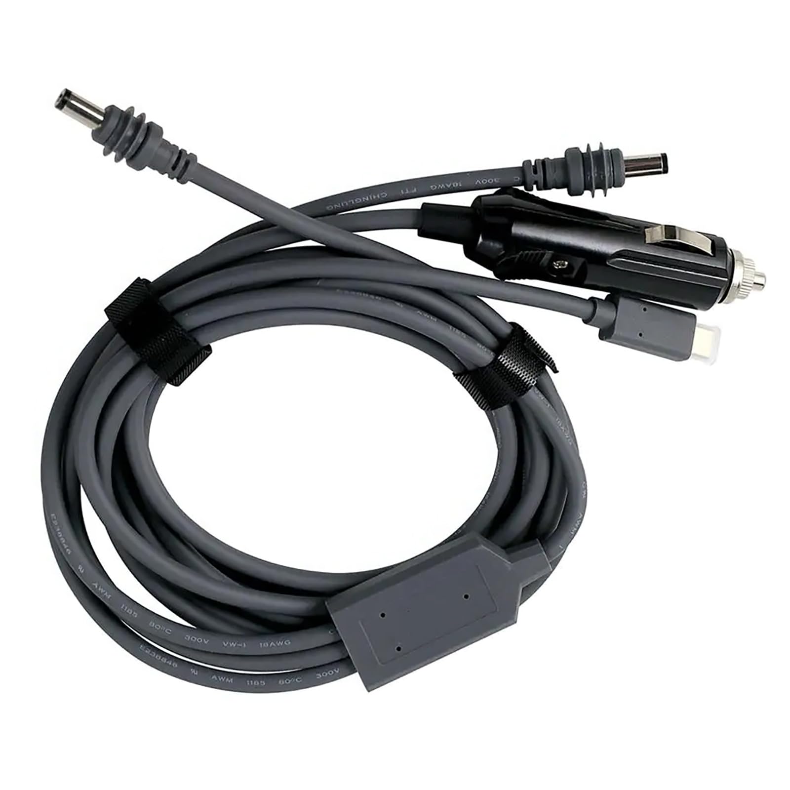 Cable de alimentación USB C a D flexible y portátil, cable USB de plástico eficiente para actividades al aire libre y uso de coche para espacio X