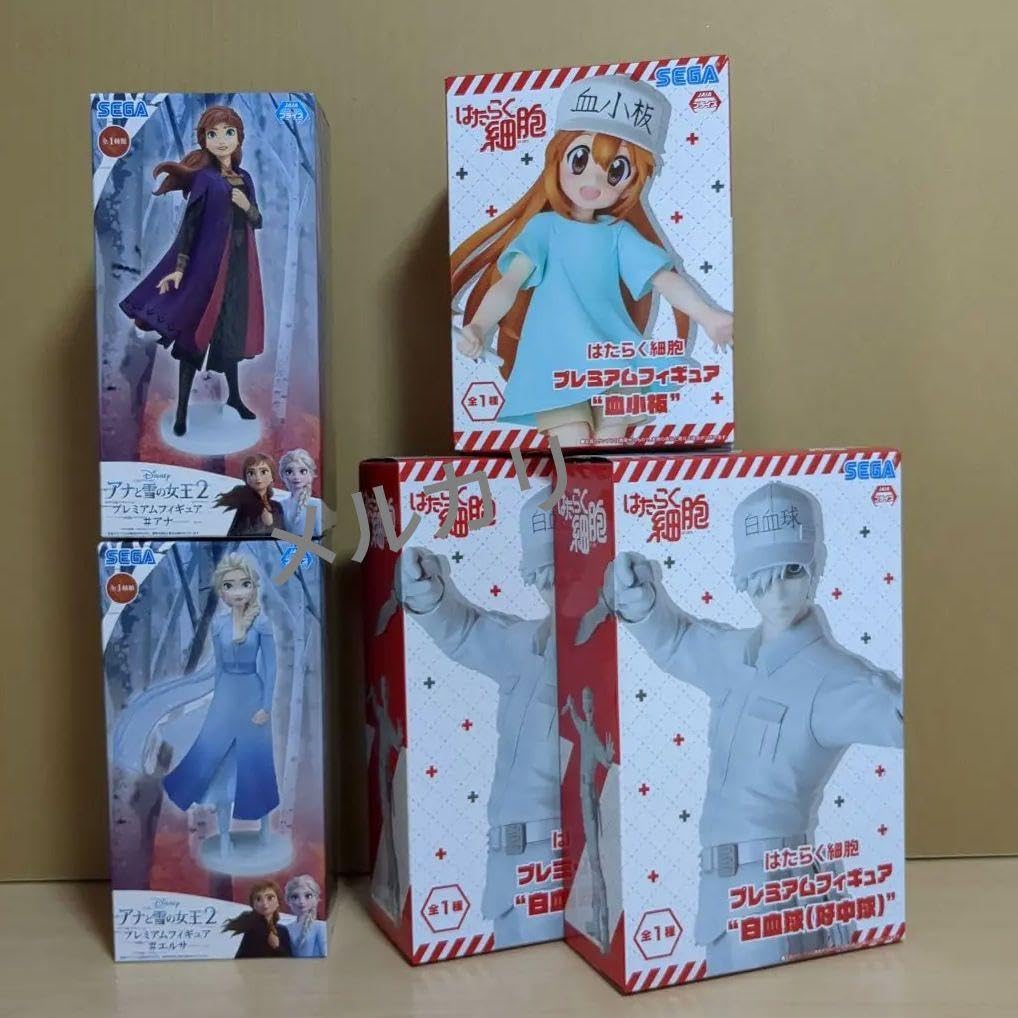 プレミアムフィギュア はたらく細胞 白血球 血小板 アナと雪の女王 アナ エルサ Amazon.co.jp: プレミアムフィギュア はたらく細胞 白血球