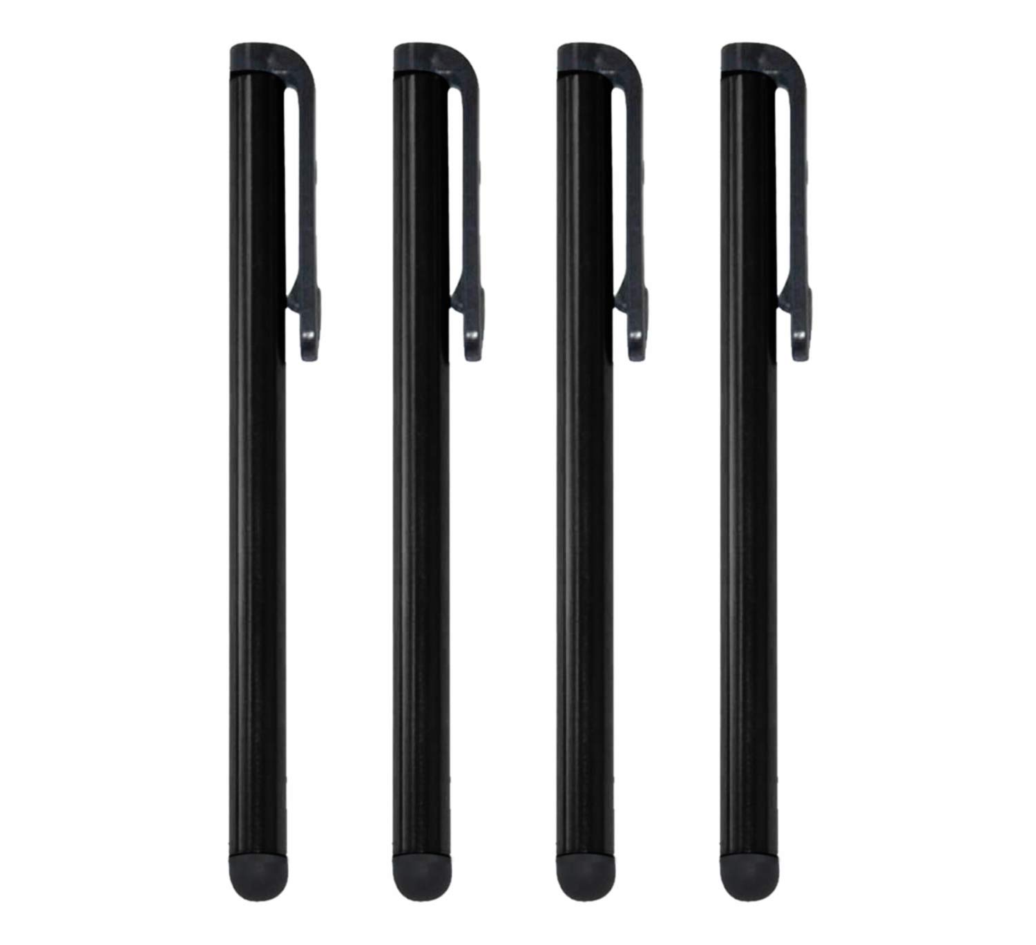 Brain Freezer Universal Pack of 4 Stylus Pen for All Touch Screen Devices Mobile Phones and Tablets & for All I-Pads Black-image-45